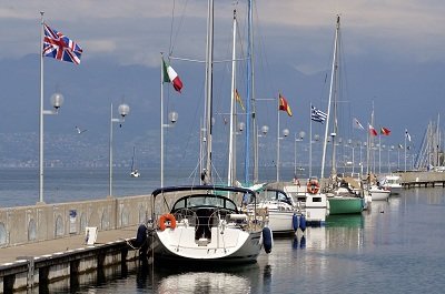 le port Evian les Bains